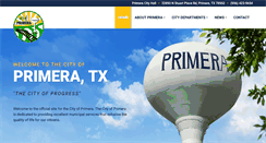 Desktop Screenshot of cityofprimera.com